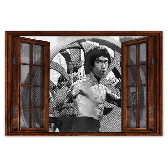Plakat 90x60 Bruce Lee Karateka ZeSmakiem