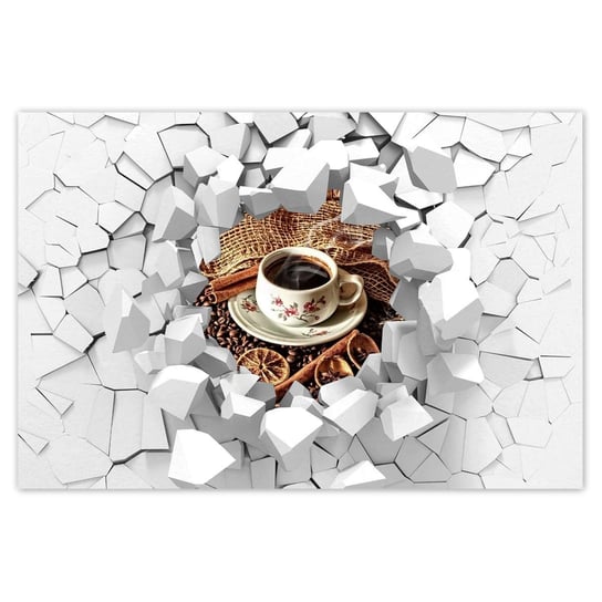 Plakat 90x60 Filiżanka kawy z wanilią ZeSmakiem