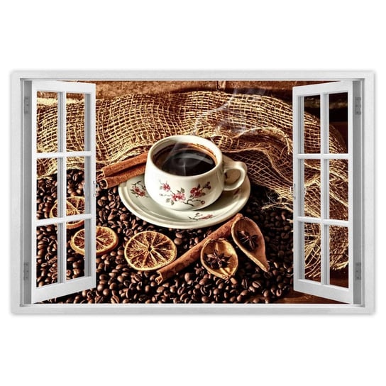 Plakat 90x60 Filiżanka kawy z wanilią ZeSmakiem