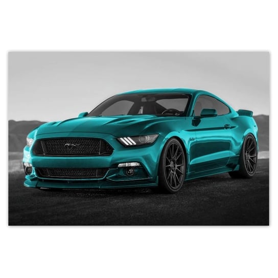 Plakat 90x60 Ford Mustang Samochód USA ZeSmakiem