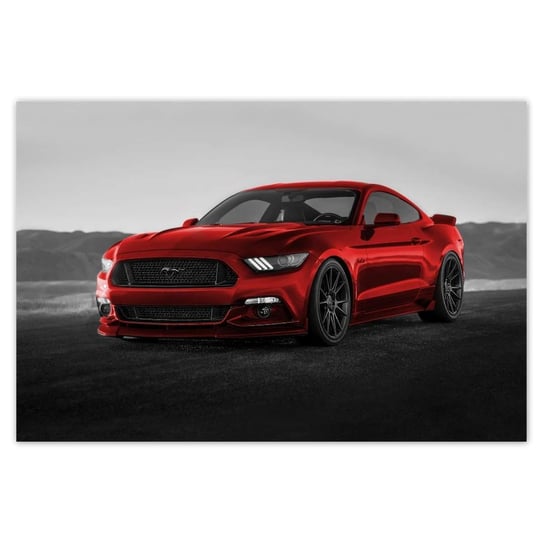 Plakat 90x60 Ford Mustang USA ZeSmakiem