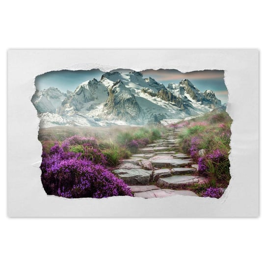 Plakat 90x60 Górski krajobraz Pejzaż ZeSmakiem