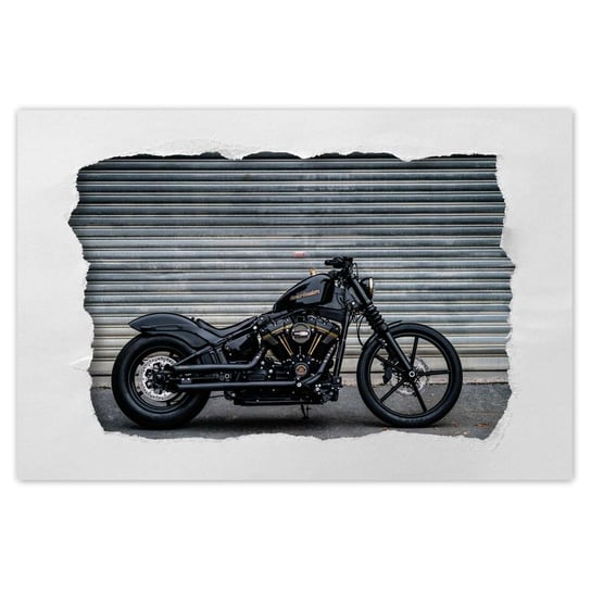 Plakat 90x60 Harley Davidson Motocykl ZeSmakiem