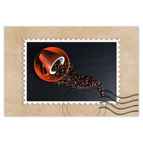 Plakat 90x60 Kawa Kawka Coffee Kaffe ZeSmakiem