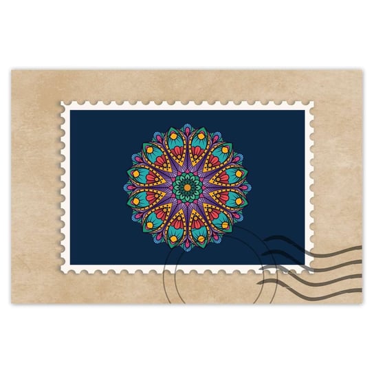 Plakat 90x60 Mandala z Maroka Morocco ZeSmakiem