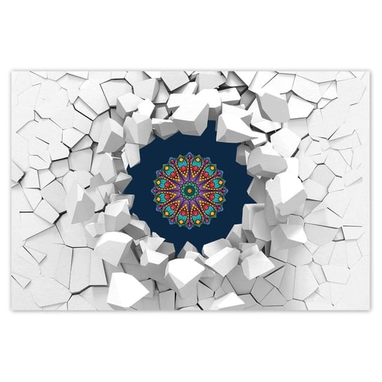 Plakat 90x60 Mandala z Maroka Morocco ZeSmakiem