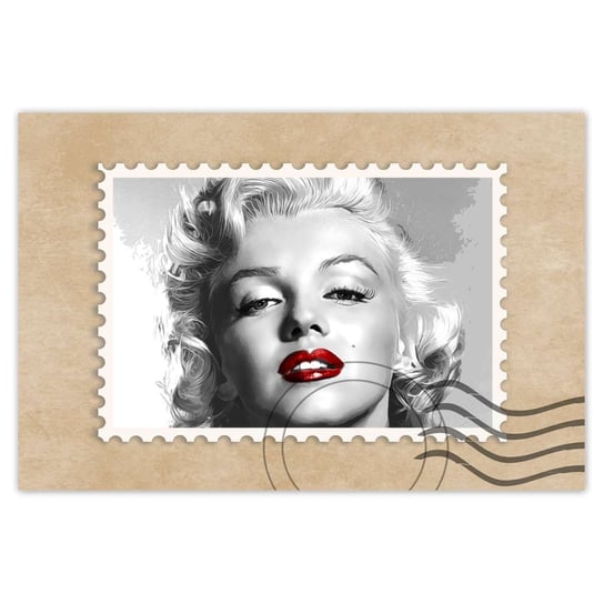 Plakat 90x60 Marilyn Monroe Czerwone usta ZeSmakiem