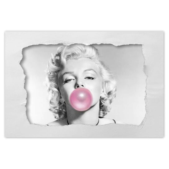 Plakat 90x60 Marilyn Monroe z gumą ZeSmakiem