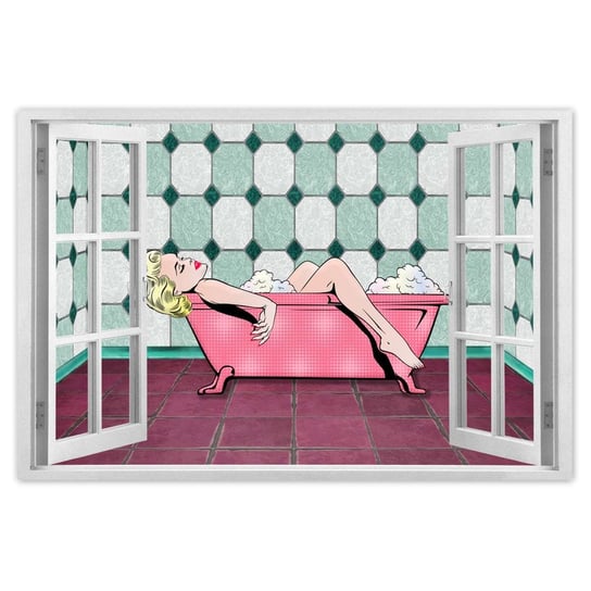 Plakat 90x60 Marylin Monroe w wannie ZeSmakiem