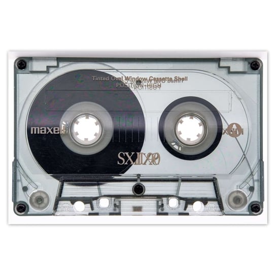Plakat 90x60 Music Cassette Kaseta ZeSmakiem