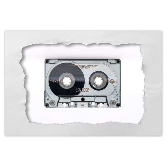 Plakat 90x60 Music Cassette Kaseta ZeSmakiem