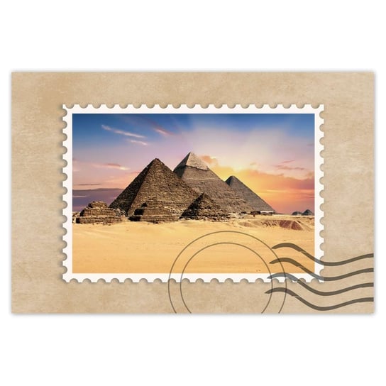Plakat 90x60 Piramidy Egipt Krajobraz ZeSmakiem