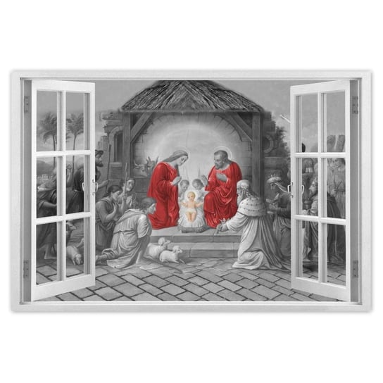 Plakat 90x60 Święta rodzina czerwień ZeSmakiem
