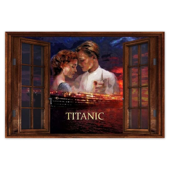 Plakat 90x60 Titanic Statek Napis ZeSmakiem