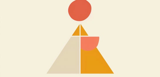Plakat 91,3x44,5cm Piramida Równowagi Inna marka