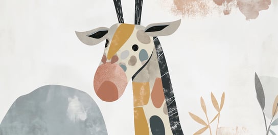 Plakat 91,3x44,5cm Żyrafa Bambino Inna marka