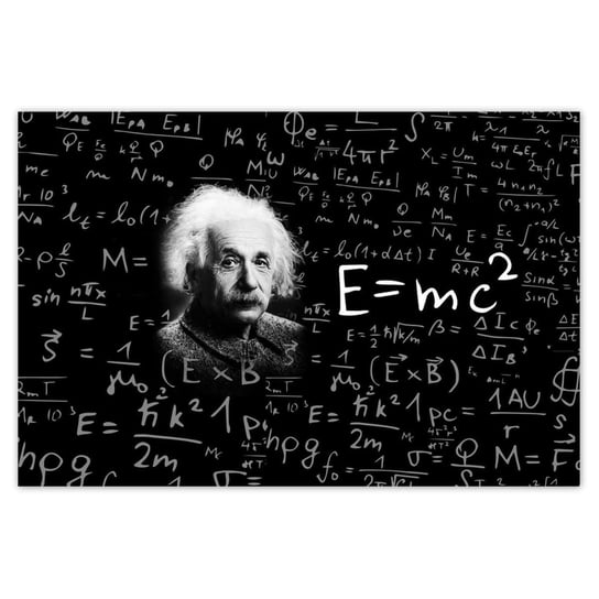Plakat 93x62 E=MC2 Albert Einstein ZeSmakiem