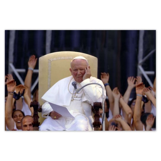 Plakat 93x62 Papież Polak Jan Paweł II ZeSmakiem