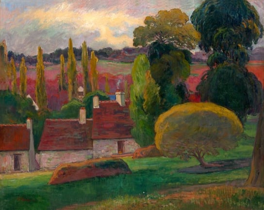 Plakat, A Farm in Brittany, Paul Gauguin, 100x70 cm Inna marka