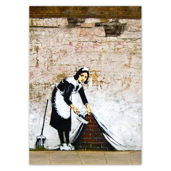 Plakat A0 PION Banksy Pokojówka ZeSmakiem
