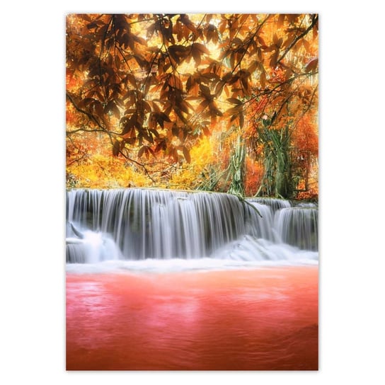 Plakat A0 PION Jesienny wodospad ZeSmakiem