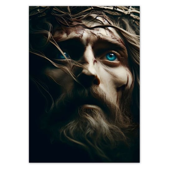 Plakat A0 PION Jezus Chrystus w koronie ZeSmakiem