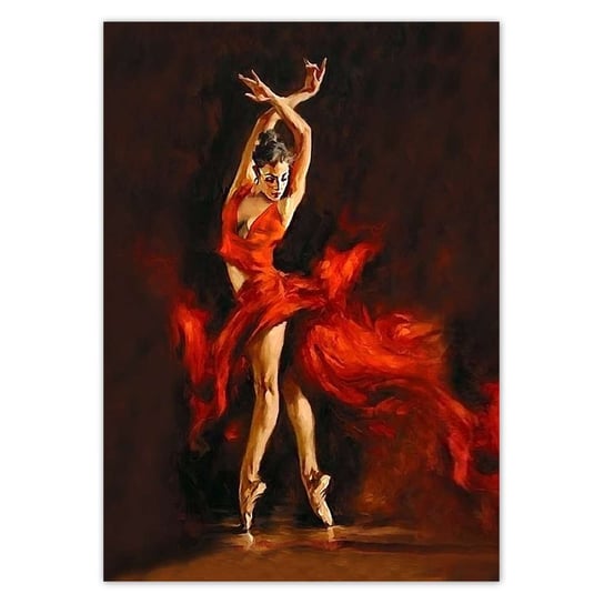 Plakat A0 PION Namiętny taniec Kobieta ZeSmakiem