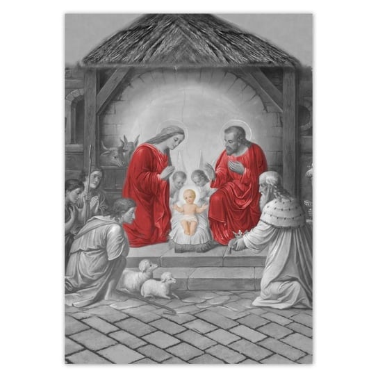 Plakat A0 PION Święta rodzina czerwień ZeSmakiem