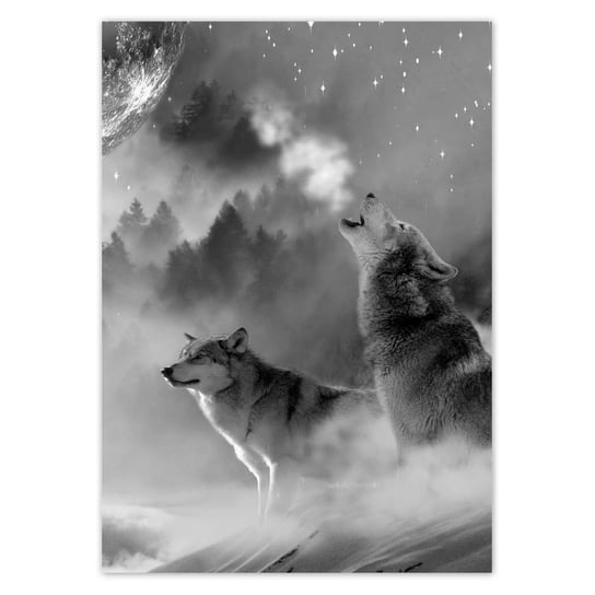 Plakat A0 PION Wilk wyjący do księżyca ZeSmakiem