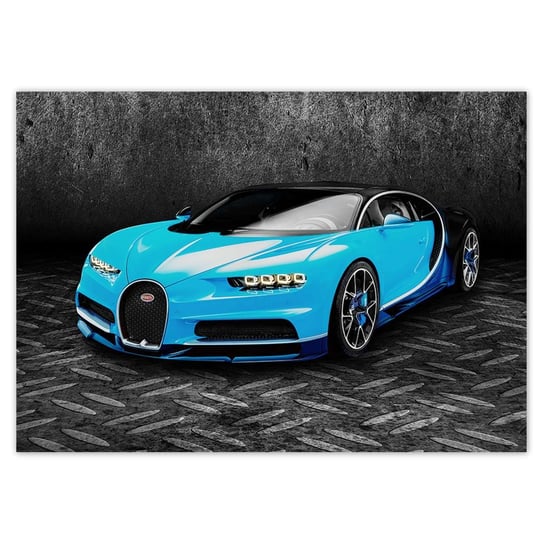 Plakat A0 POZIOM Bugatti Auto dla chłopca ZeSmakiem