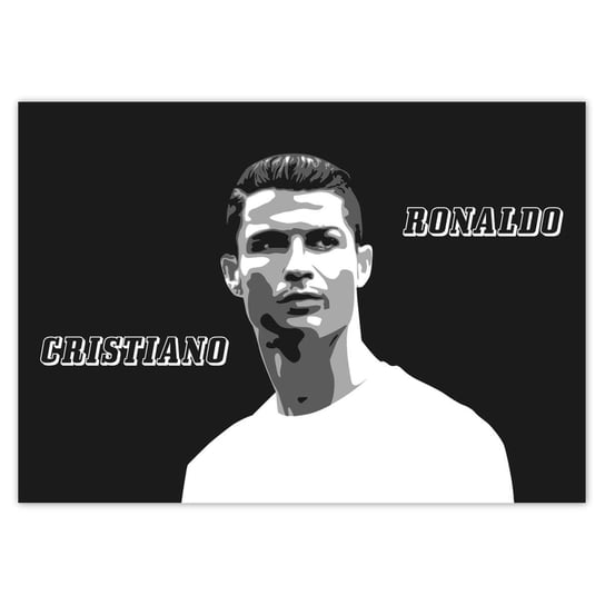 Plakat A0 POZIOM Cristiano Ronaldo Piłkarz ZeSmakiem