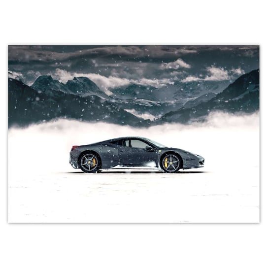 Plakat A0 POZIOM Ferrari w zimowej aurze ZeSmakiem