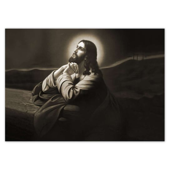 Plakat A0 POZIOM Jezus modli się w Ogrójcu ZeSmakiem