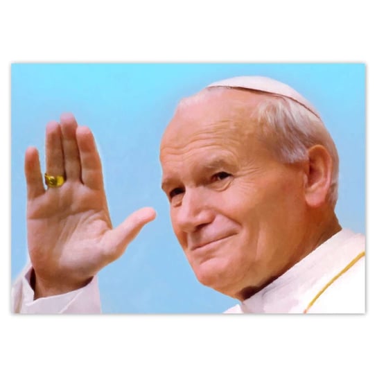 Plakat A0 POZIOM Papież Polak Jan Paweł II ZeSmakiem