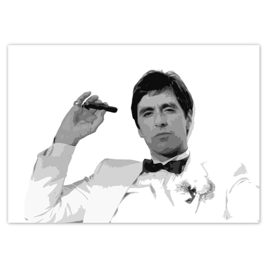 Plakat A0 POZIOM Scarface Al Pacino ZeSmakiem