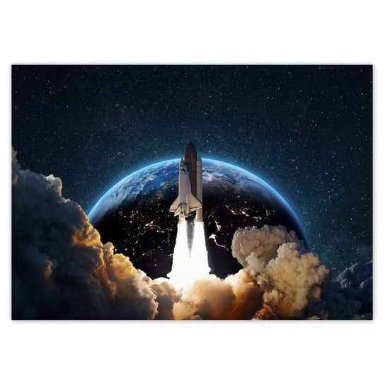 Plakat A0 POZIOM Start rakiety w kosmos ZeSmakiem