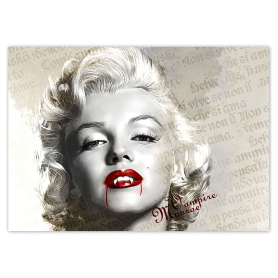Plakat A0 POZIOM Wampire Marilyn Monroe ZeSmakiem