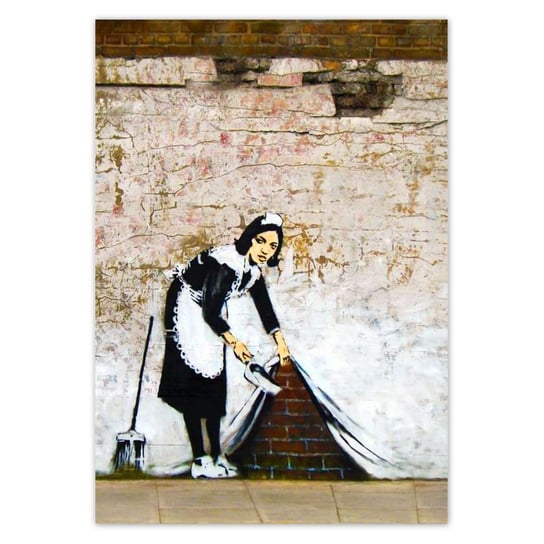 Plakat A1 PION Banksy Pokojówka ZeSmakiem