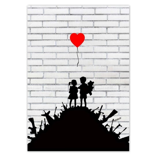 Plakat A1 PION Banksy Sterta broni Balon ZeSmakiem