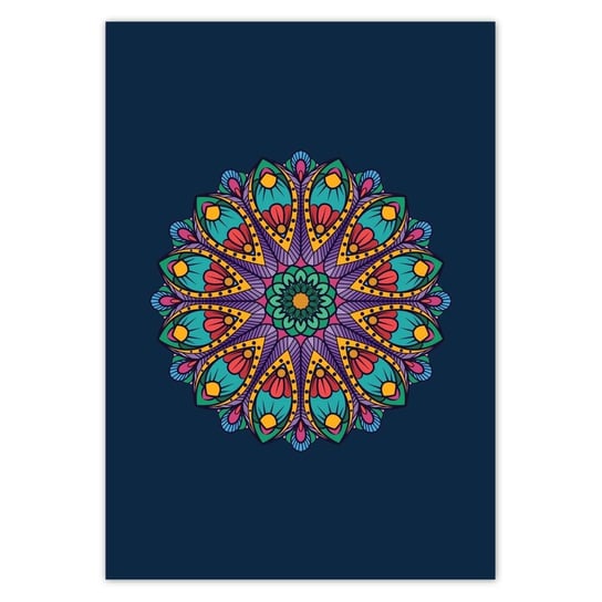 Plakat A1 PION Mandala z Maroka Morocco ZeSmakiem