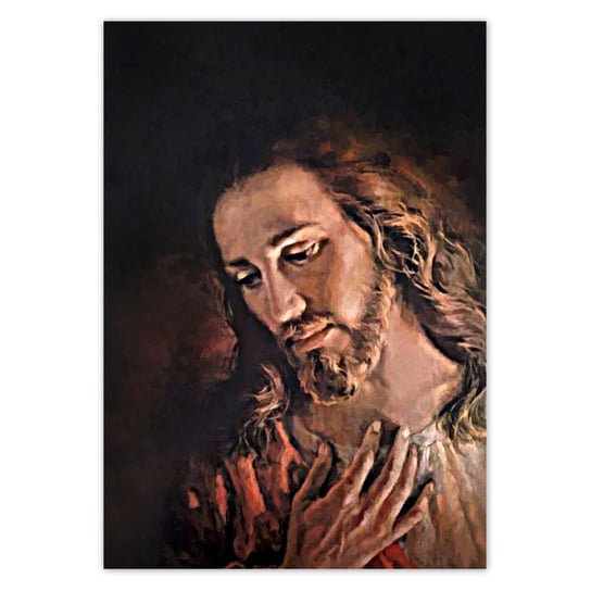 Plakat A1 PION Oblicze Jezusa Chrystusa ZeSmakiem