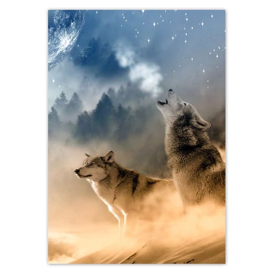Plakat A1 PION Wilk wyjący do księżyca ZeSmakiem