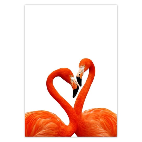 Plakat A1 PION Zakochane flamingi ZeSmakiem