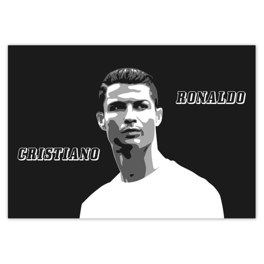 Plakat A1 POZIOM Cristiano Ronaldo Piłkarz ZeSmakiem