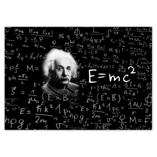Plakat A1 POZIOM E=MC2 Albert Einstein ZeSmakiem