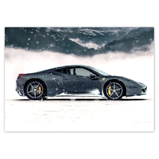 Plakat A1 POZIOM Ferrari w zimowej aurze ZeSmakiem