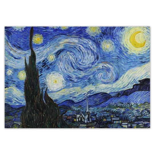 Plakat A1 POZIOM Gwiaździsta noc Van Gogh ZeSmakiem