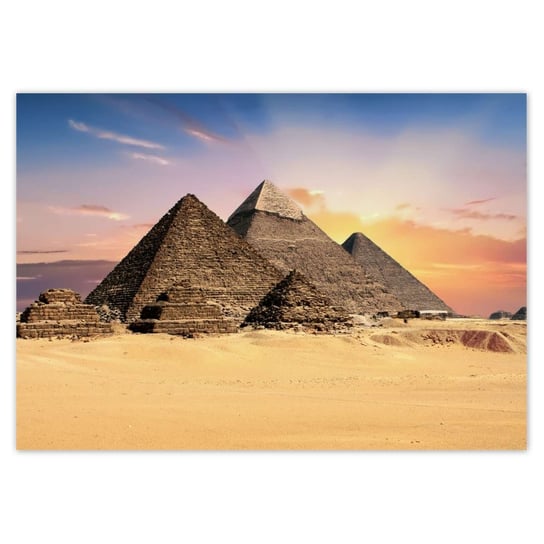 Plakat A1 POZIOM Piramidy Egipt Krajobraz ZeSmakiem