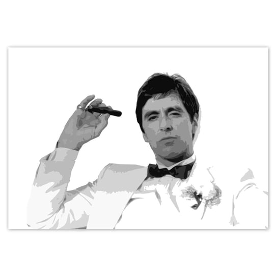 Plakat A1 POZIOM Scarface Al Pacino ZeSmakiem