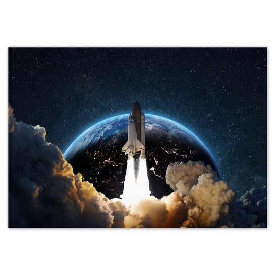 Plakat A1 POZIOM Start rakiety w kosmos ZeSmakiem